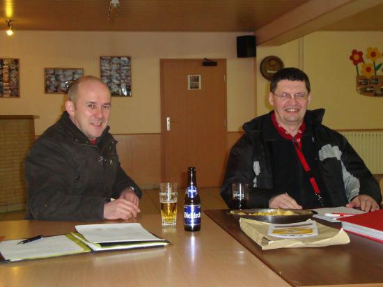 Réunion préparatoire à l'organisation du diner Choucroute
