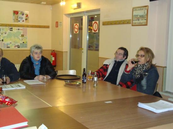 Réunion préparatoire à l'organisation du diner Choucroute